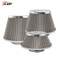 Car air filter high flow mushroom head engine intake modified mushroom head stainless steel mesh filter