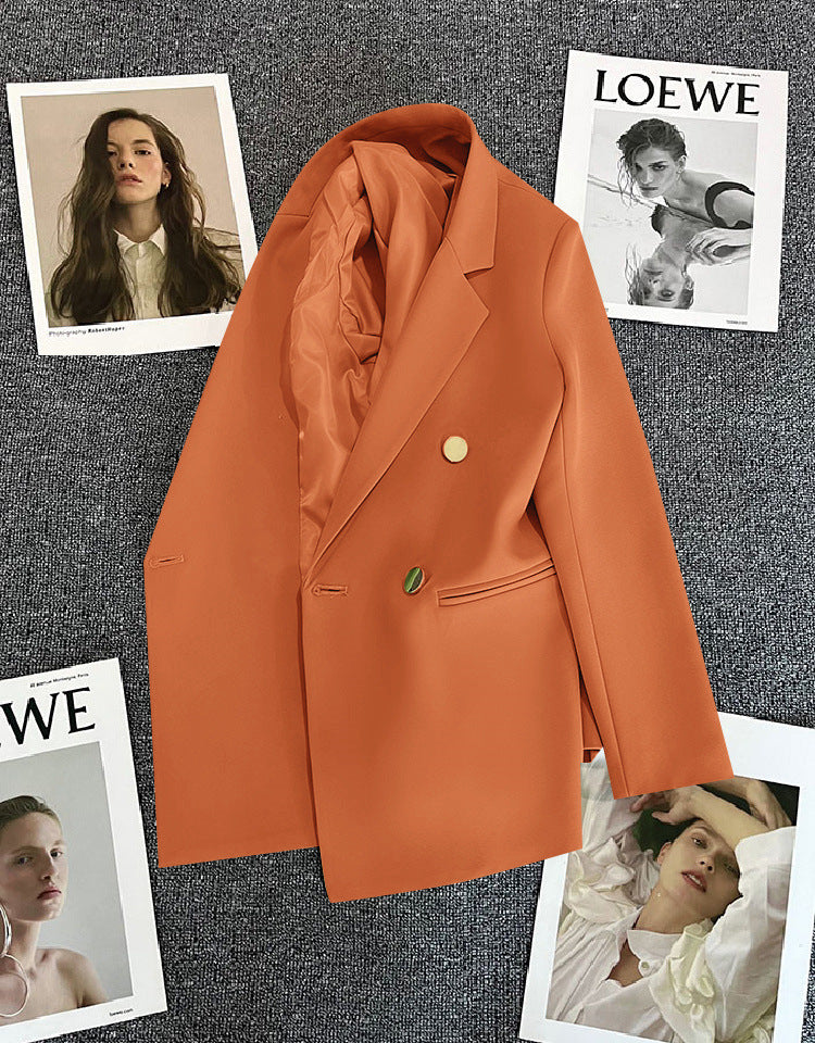 Candy Green Trendy Blazer for Women, 2026 Spring and Autumn New Korean Style, Internet Celebrity Style, Petite Casual