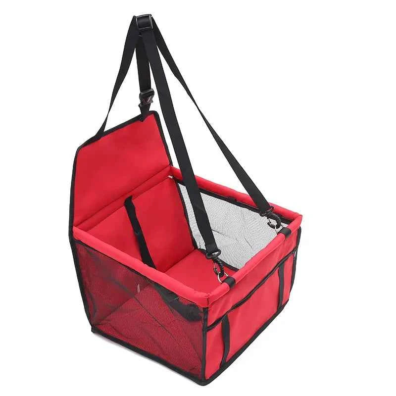 Dog Car Seat,Scratch Proof Durable Pet Booster Car Front Seat Puppy Safety Belt Stable Foldable Travel Pet Car Seat