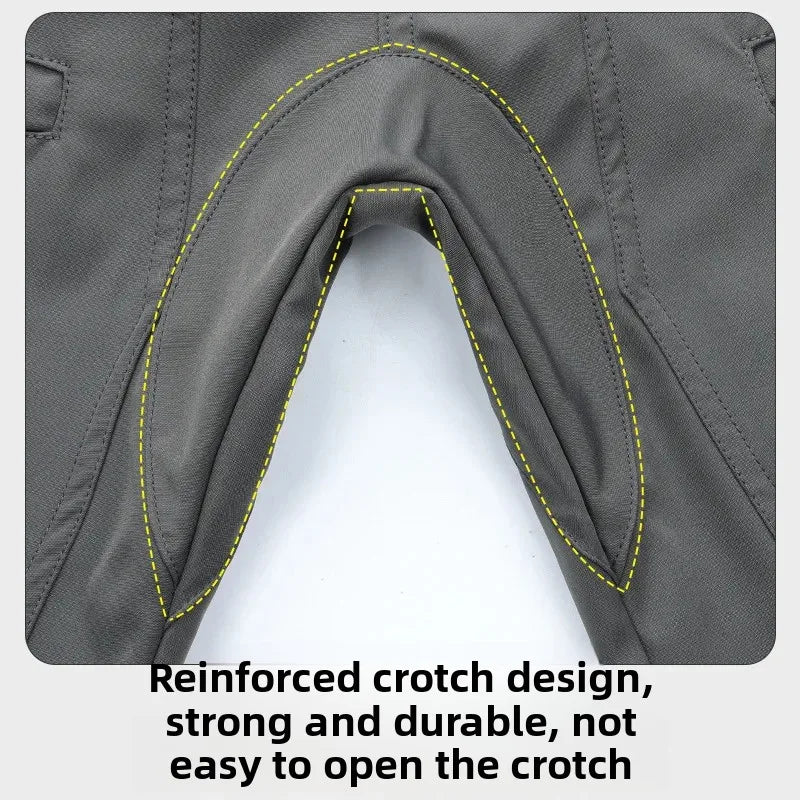 Men's Outdoor Workwear Camouflage Skin Jacket Set Spring Autumn Elastic Wear Resistant Training Clothes with Hood for Climbing